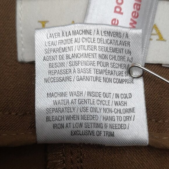 Laura Ladies Size 16 Rust Color 3 Button Detail on Leg Cuffs Dress Pants - Picture 5 of 13